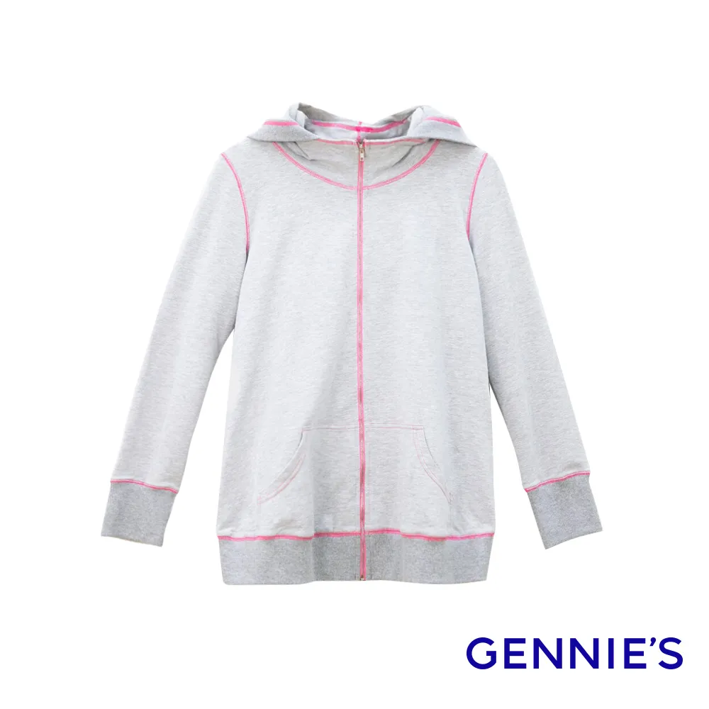 Gennies奇妮 010系列 棉質拼接撞色無袖上衣-灰(T3S02) 歷史價格詳細信息