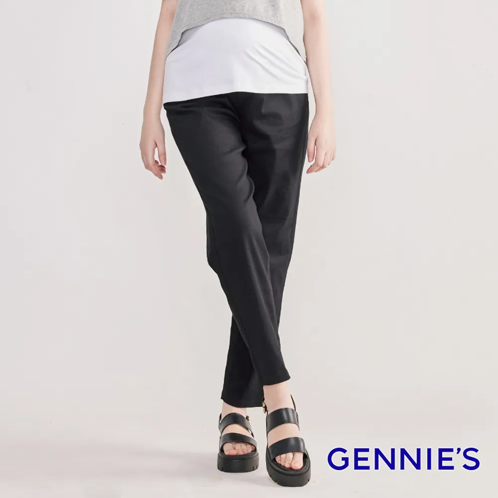 Gennies奇妮 棉質V領條紋無袖長版上衣(黑G3228) 歷史價格詳細信息