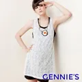 Gennies奇妮 蕾絲挖背長版背心-粉(G3322) 歷史價格詳細信息