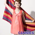 Gennies奇妮 氣質黑圓點圍巾秋冬上衣-黑(G3407) 歷史價格詳細信息