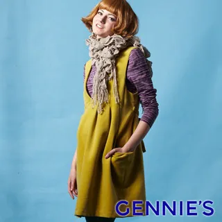 Gennies奇妮 V領飛鼠袖洋裝(丈青T1J15) 歷史價格詳細信息