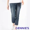 Gennies奇妮 百搭輕洗色一體成型牛仔七分褲-藍(T4F55) 歷史價格詳細信息