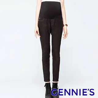 【Gennie’s奇妮】率性時尚款刷色造型孕婦牛仔七分褲(G4513)藍白點 歷史價格詳細信息