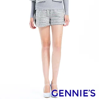【Gennies 奇妮】經典小香風毛呢短外套(白T6A02) 歷史價格詳細信息