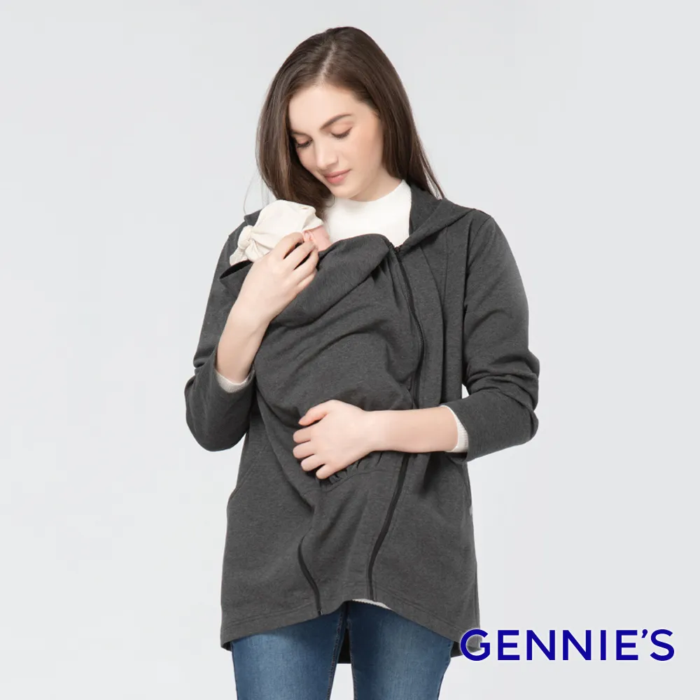 【Gennies 奇妮】親子兩用日系外套(深灰T6E01) 歷史價格詳細信息
