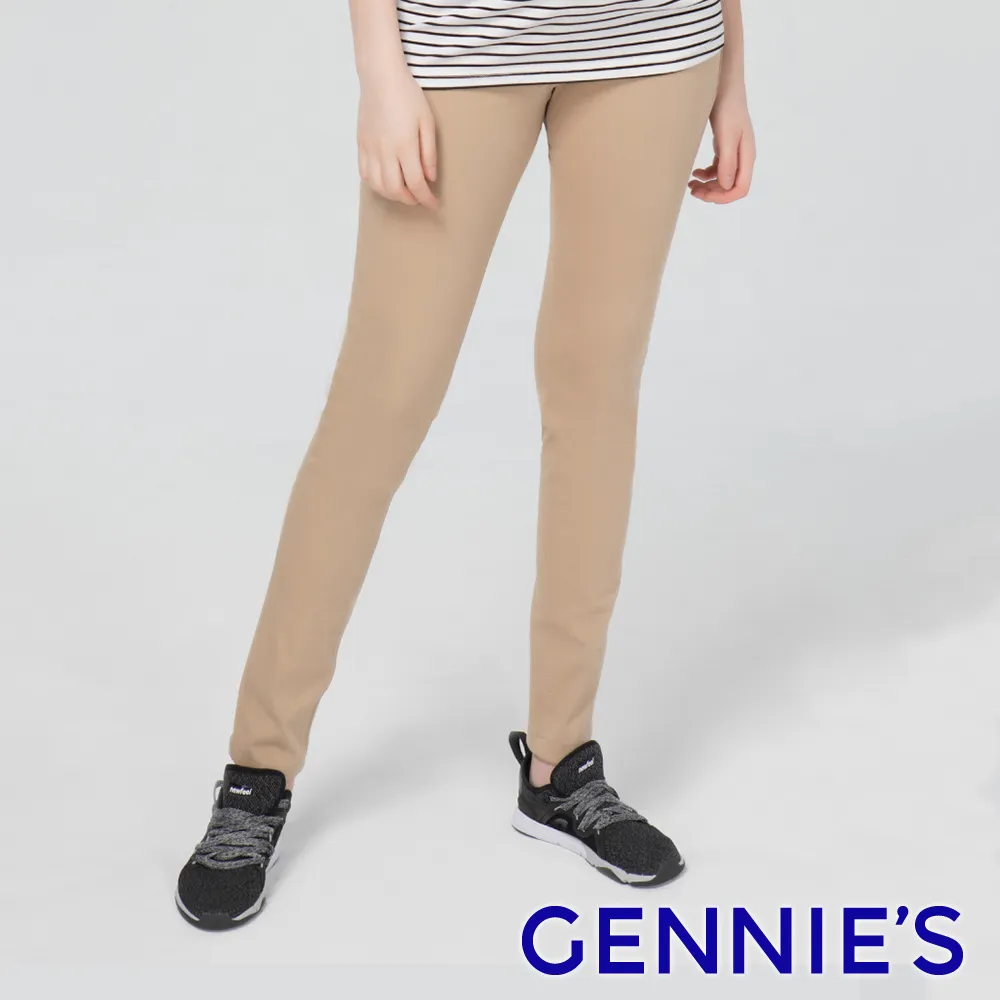 【Gennies 奇妮】顯瘦修身牛仔褲-藍(孕婦褲 長褲 筆管 窄管 後雙口袋 一體成型 無痕褲頭) 歷史價格詳細信息