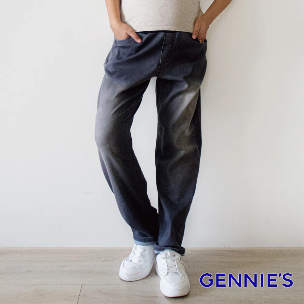 Gennies奇妮 個性刷白雪花牛仔褲(藍T4F74) 歷史價格詳細信息