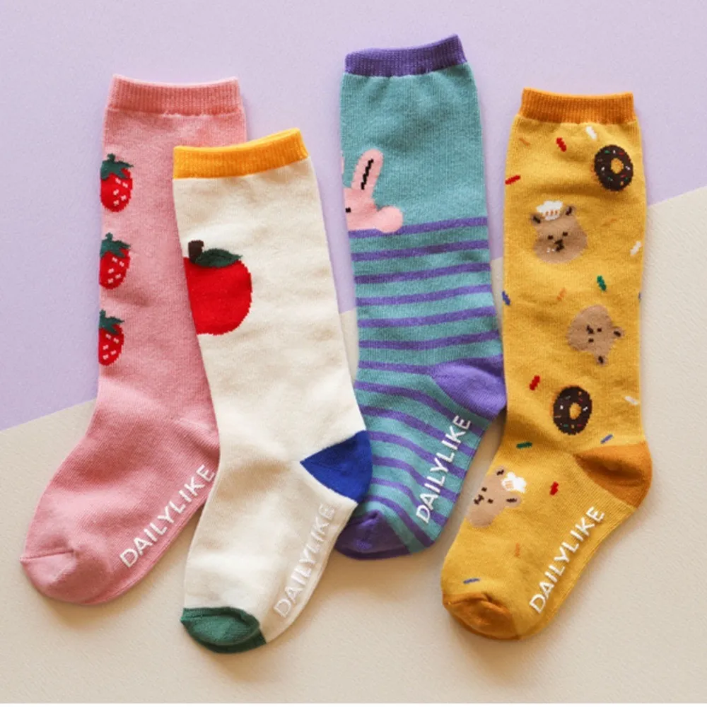 韓國 DailyLike 6入組兒童中筒襪子 歷史價格詳細信息