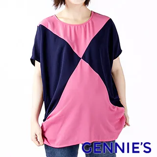 Gennies奇妮 雙層小花雪紡春夏無袖洋裝-粉/咖(G1306) 歷史價格詳細信息