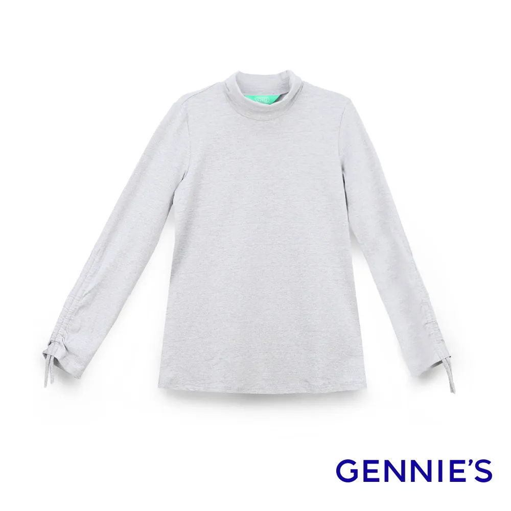 【Gennies奇妮】素色面料打褶八分寬褲(T4F14)-黑 歷史價格詳細信息