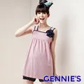 【Gennies 奇妮】公主袖造型綁帶哺乳洋裝-藍(哺乳衣 短袖哺乳衣 五分袖 假二件 雙口袋 多穿法 下拉哺乳) 歷史價格詳細信息