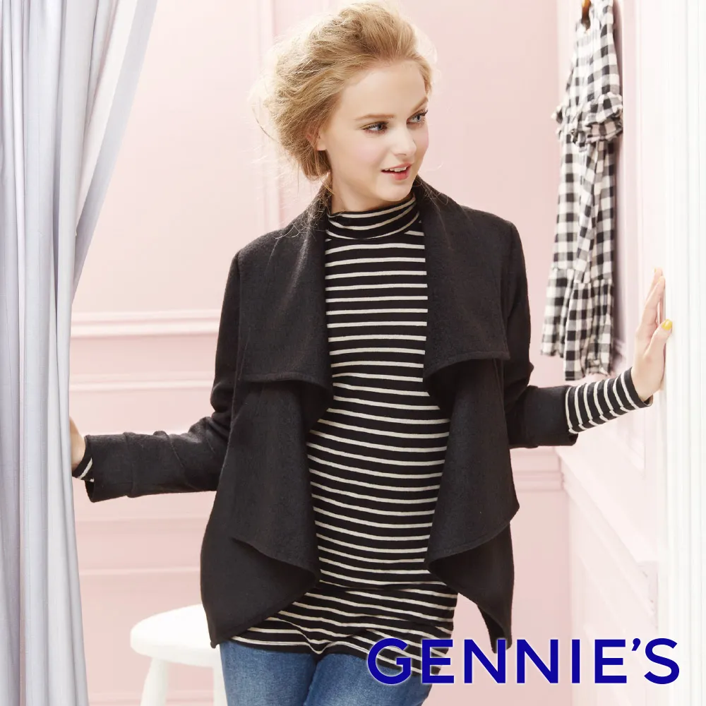 【Gennies 奇妮】層次修身哺乳洋裝-粉(哺乳衣 短袖哺乳衣 連身長裙 長洋裝 圓領 假二件 上掀哺乳) 歷史價格詳細信息