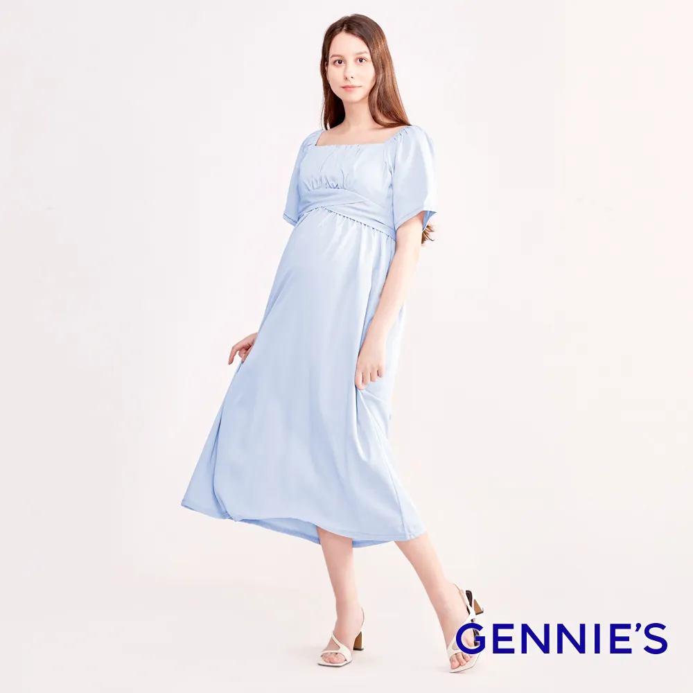 Gennies奇妮 法式高貴垂墜領秋冬背心洋裝-黑(C2209) 歷史價格詳細信息