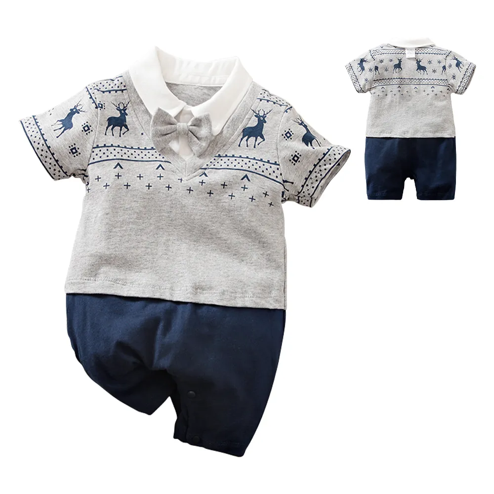 短袖包屁衣 紳士造型兔裝 連身裝 CA11607 好娃娃 歷史價格詳細信息