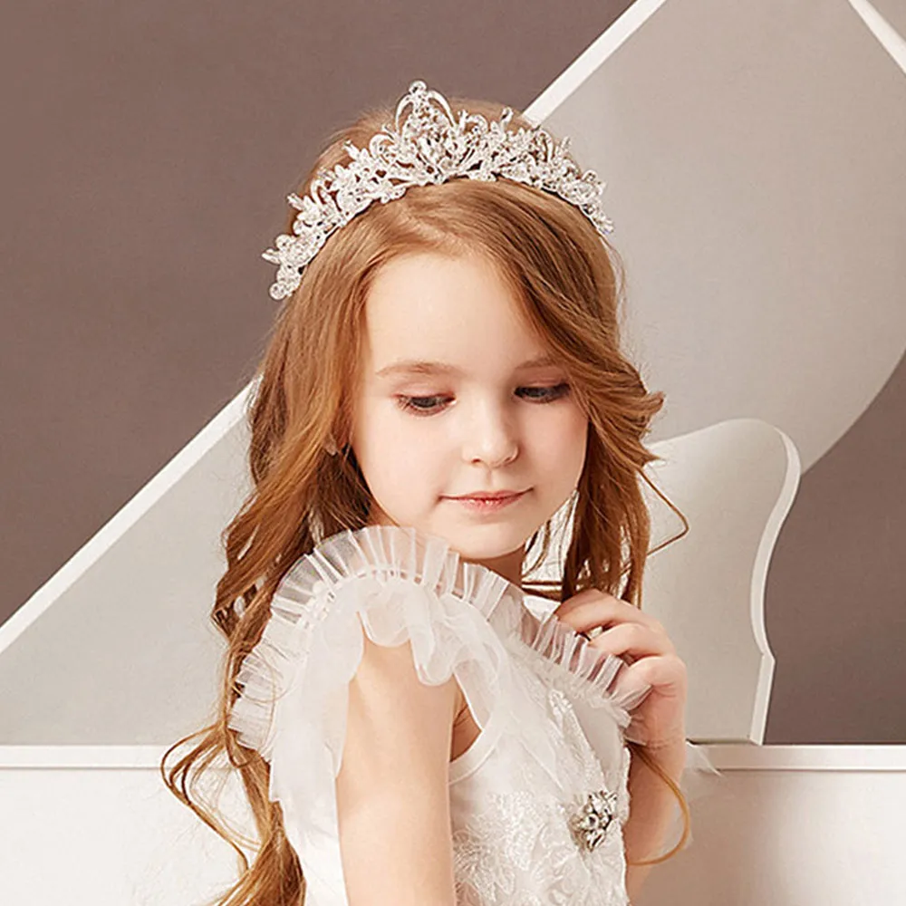 UNICO 兒童 公主風金色小皇冠水晶點綴派對風頭飾/髮飾 歷史價格詳細信息