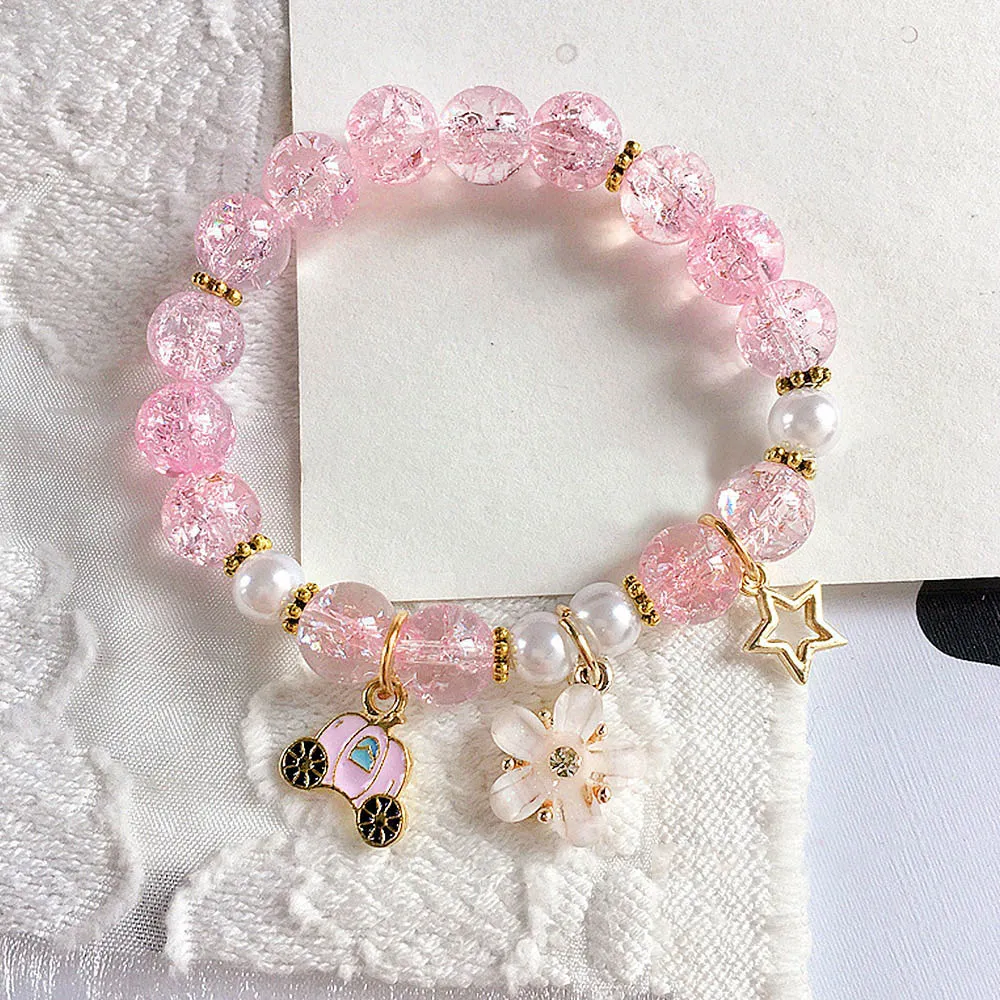 UNICO 兒童甜美元素串珠手鍊/配飾-粉彩色 歷史價格詳細信息