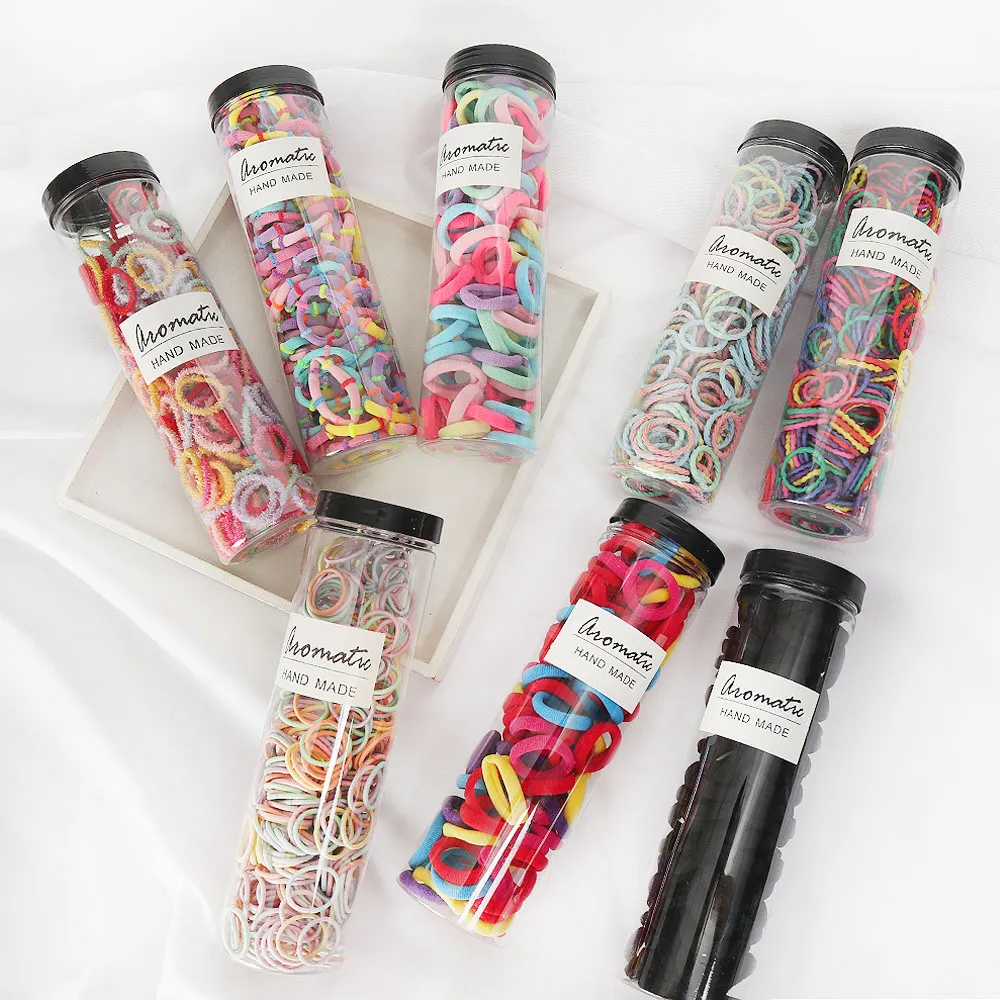 兒童罐裝霧面水晶髮圈 兒童髮飾【蘋果小舖】 (FF)2002 A5 歷史價格詳細信息