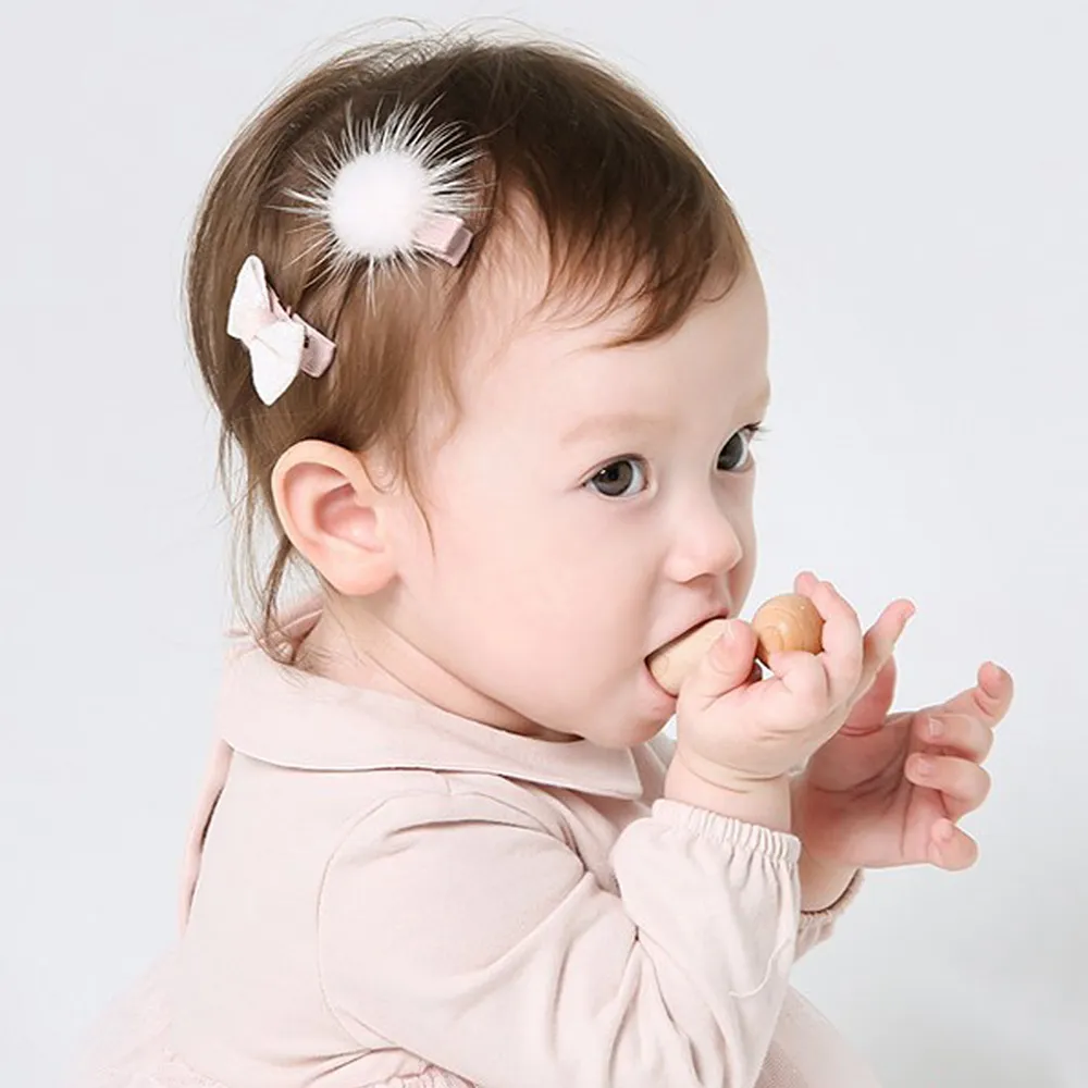 UNICO 兒童歐美風波點可愛全包布髮夾5入組/髮飾 歷史價格詳細信息