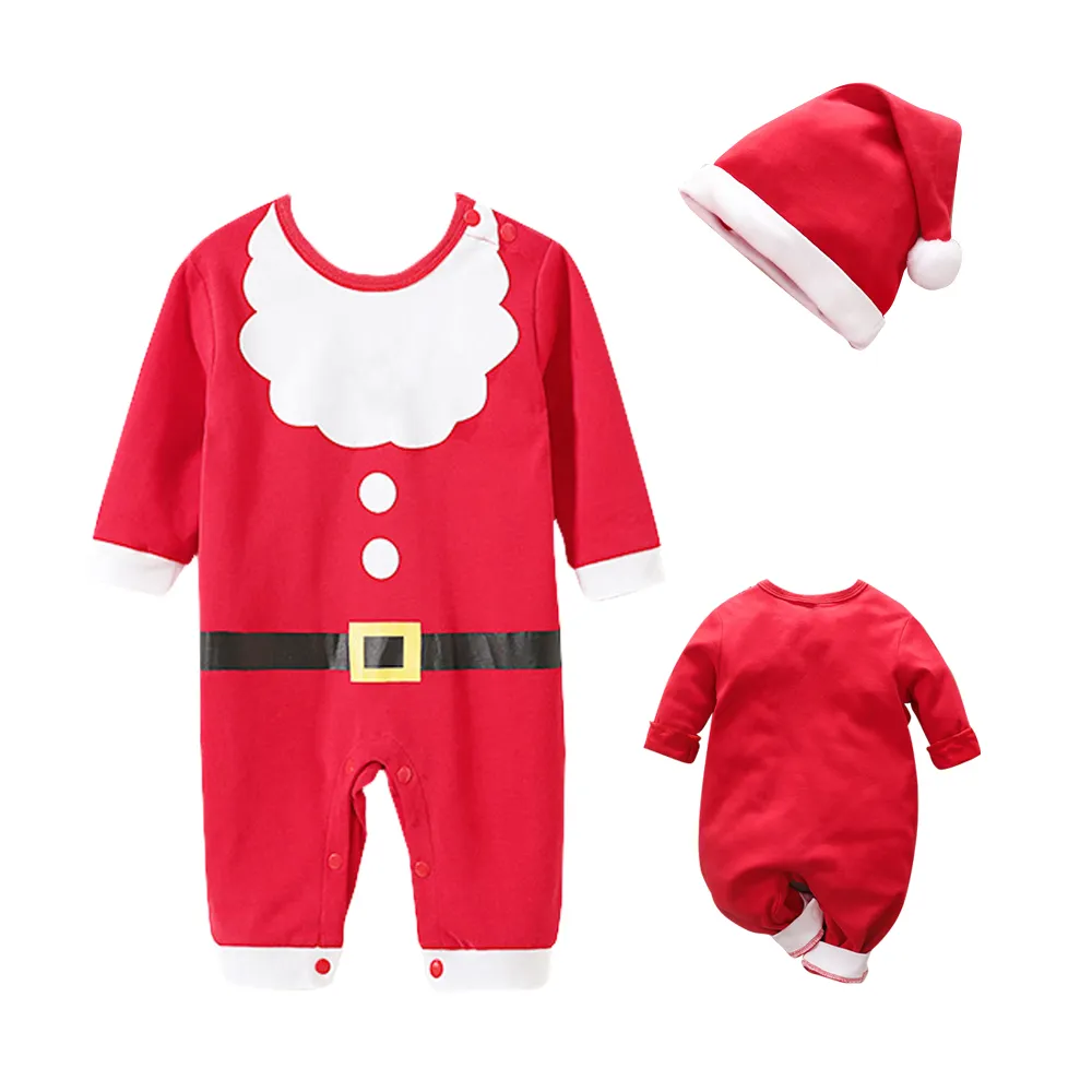 長袖連身衣 聖誕老人 連身兔裝 + 聖誕帽 兒童cosplay 扮演服 戲劇表演 造型服 童裝 SK2471 歷史價格詳細信息