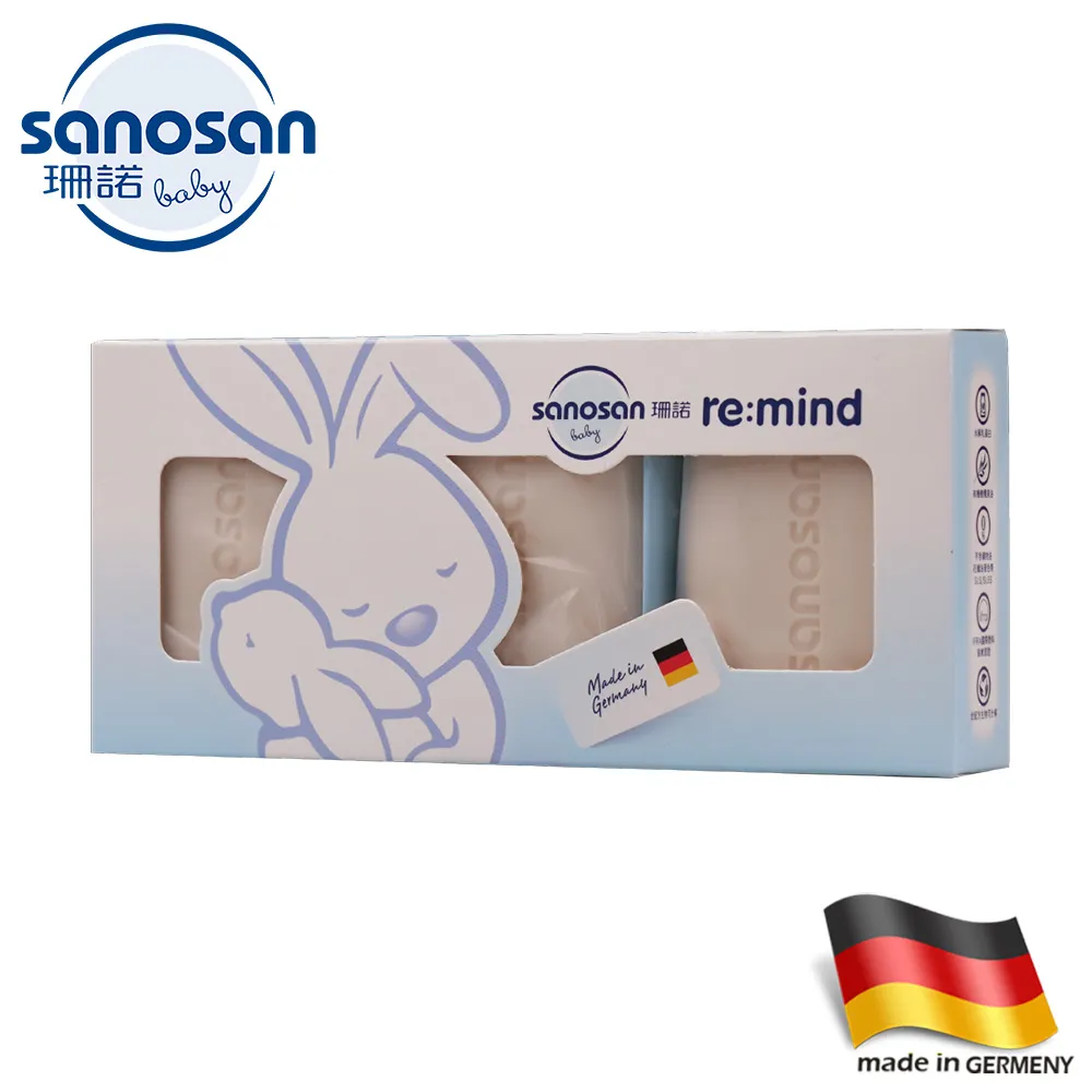德國sanosan珊諾-baby re:mind極潤潔膚皂三入組 歷史價格詳細信息