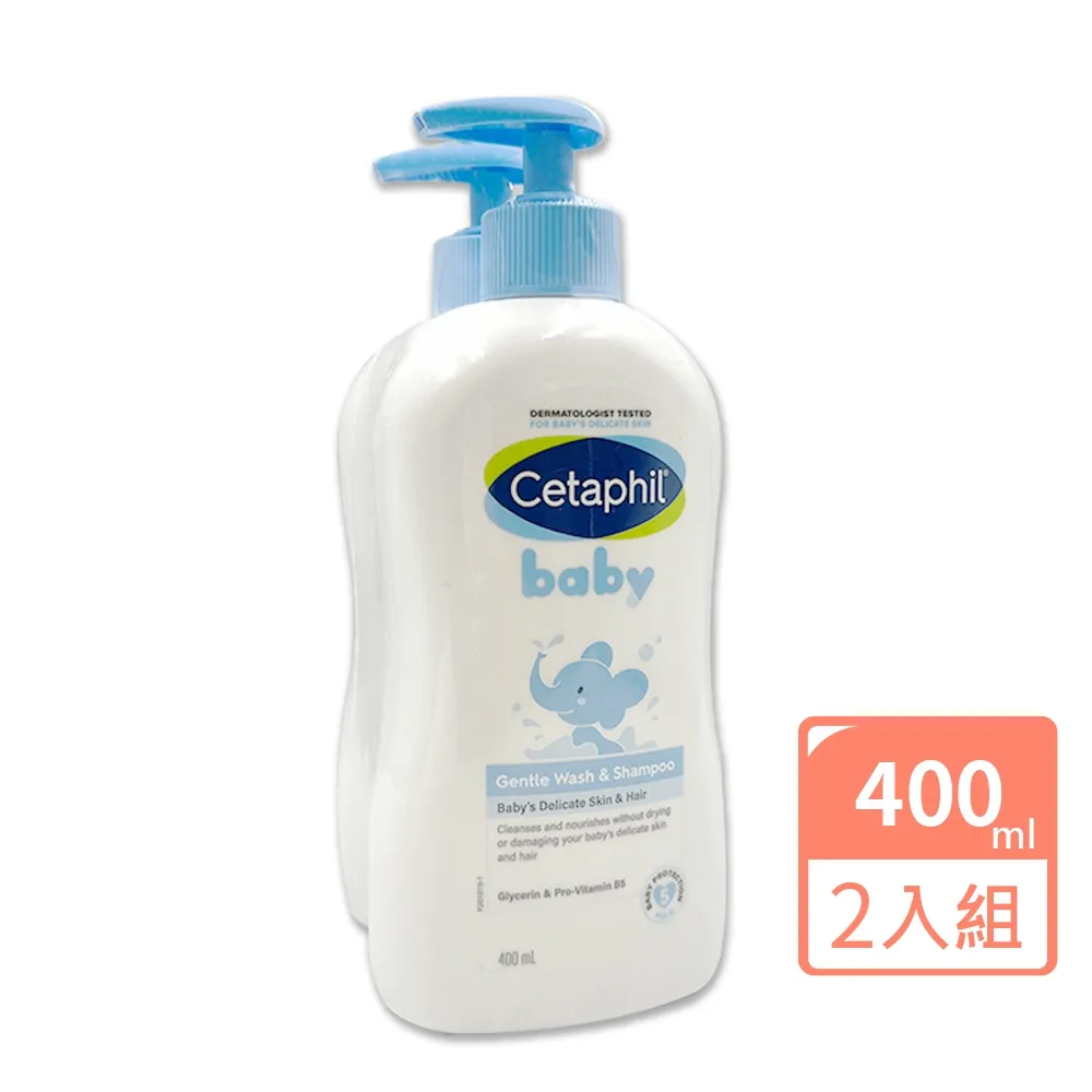 Cetaphil 舒特膚 Baby溫和洗髮沐浴乳400ml 2入│舒特膚官方旗艦店 歷史價格詳細信息