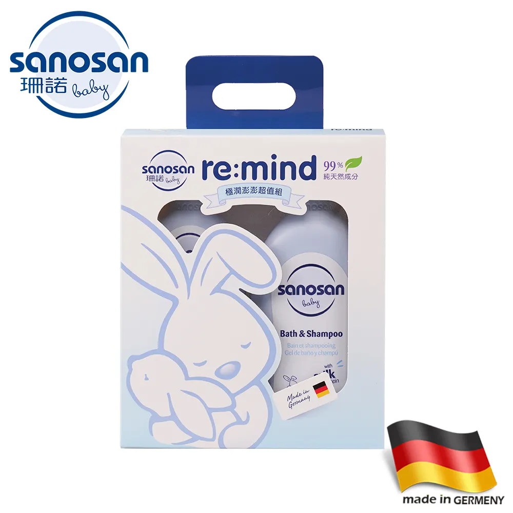 德國sanosan珊諾-re:mind QQ兔提籃禮盒 歷史價格詳細信息