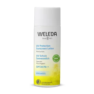 【WELEDA薇蕾德】 雪絨花輕透物理性防曬乳SPF38 PA ++ 50ml-[寶寶與敏感肌防曬] 歷史價格詳細信息