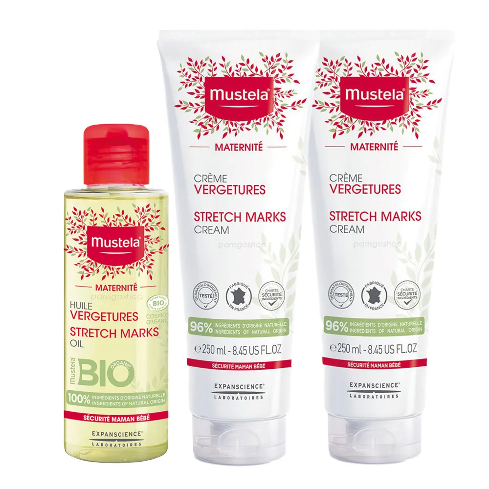 Mustela 孕期有機沐浴保養組(慕之孕孕膚油+孕膚霜+有機好橄雙潔露+有機好橄潤膚乳) 無香 孕婦洗沐護膚 慕之恬廊 歷史價格詳細信息