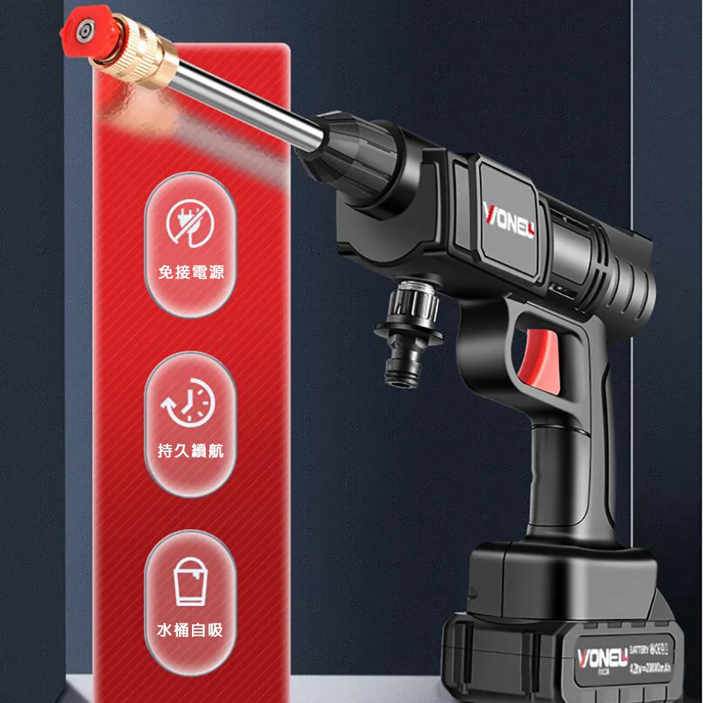 無線洗車機高壓水槍車用家用便攜式刷車搶功率鋰電池清洗神器322E【Misaki精品】 歷史價格詳細信息