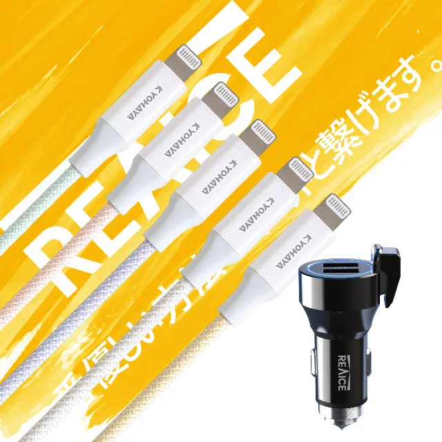 【REAICE】三合一多功能PD20W+QC智能車充+USB-A to L 蘋果編織充電線 歷史價格詳細信息