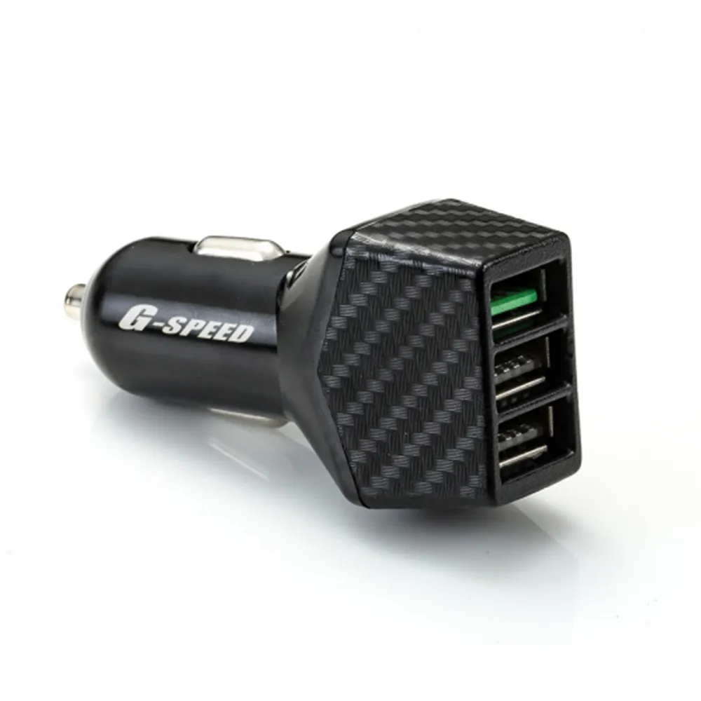 G-SPEED XR-06 碳纖紋 6A 二孔插座  3USB QC3.0 車充【麗車坊00671】 歷史價格詳細信息