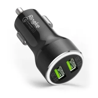 Rearth Ringke QC3.0 双USB 快速智能車充 價格比較,價格查詢,歷史價格詳細信息