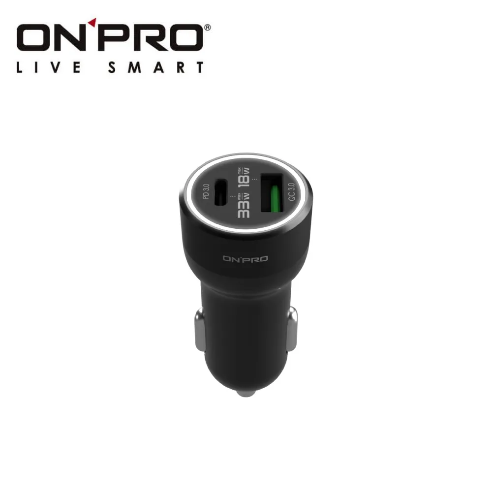 ONPRO-QC3.0車充GT-2PQC3-6.0A鈦【麗車坊33350】 歷史價格詳細信息