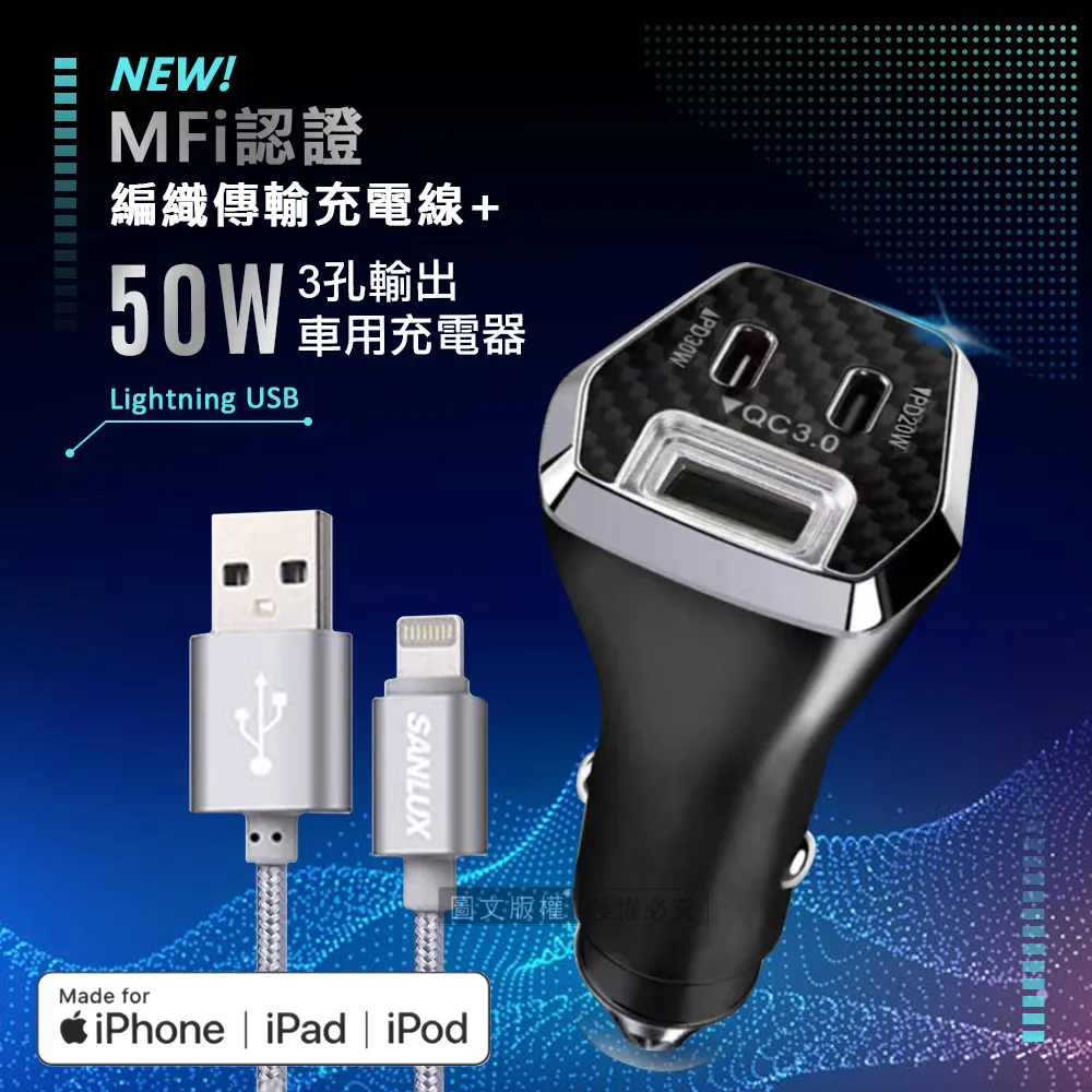 台灣三洋 MFi原廠認證線 Lightning USB 傳輸充電線(200cm)+WELLY 氮化鎵GaN 雙輸出迷你充電器 歷史價格詳細信息