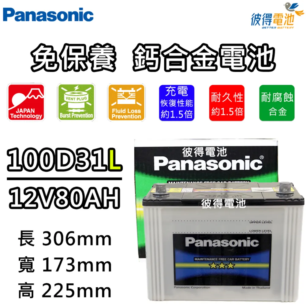 【Panasonic 國際牌】100D23R CAOS(充電制御電瓶 銀合金 免保養 JP日本製造) 歷史價格詳細信息