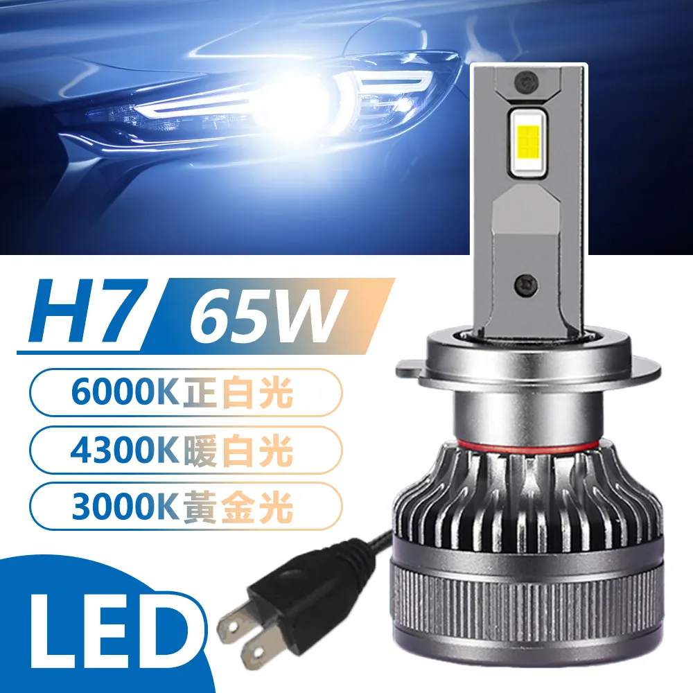 汽車led大燈h7超亮H4遠近一體強光h1h11遠近光激光燈泡前照~力馳車品~ 歷史價格詳細信息