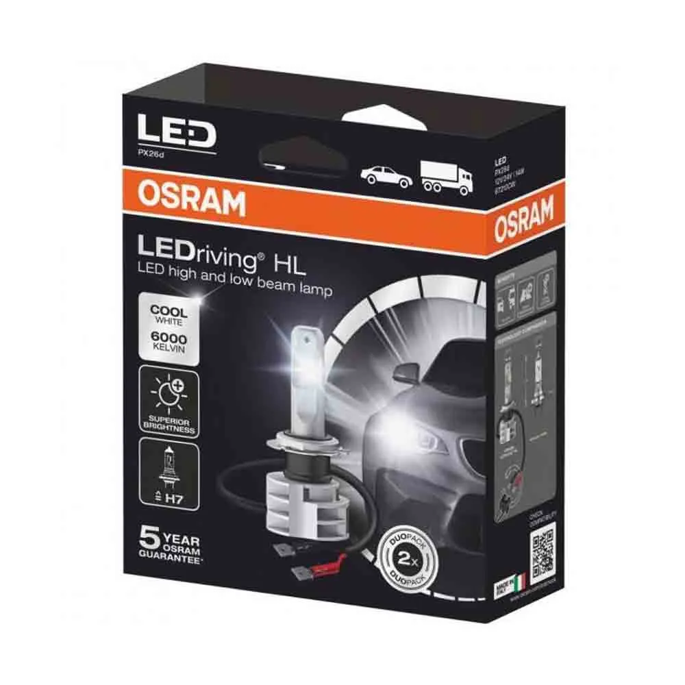 【Osram 歐司朗】LED頭燈OSRAM火影者6000K 9005/9006(車麗屋) 歷史價格詳細信息