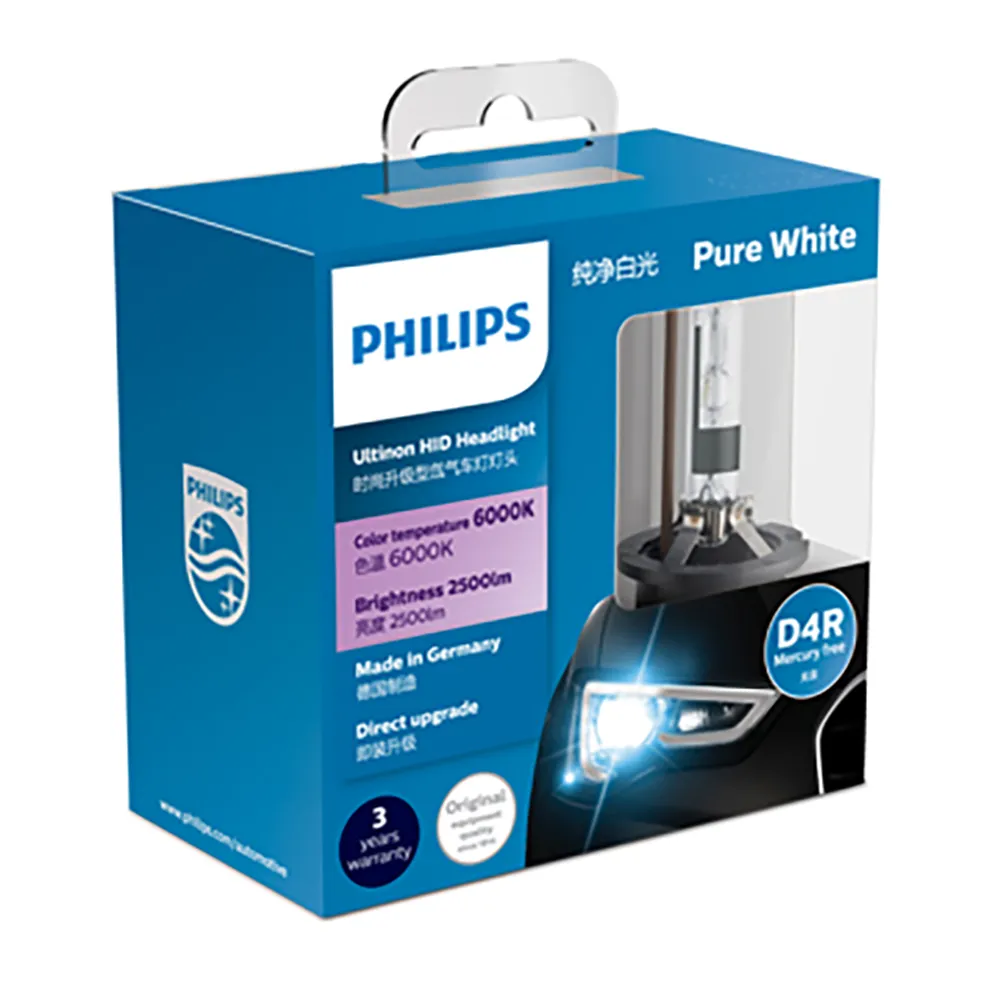 【Philips 飛利浦】PHILIPS飛利浦 6000K HID 氙氣車燈D4R 單顆裝 公司貨 歷史價格詳細信息