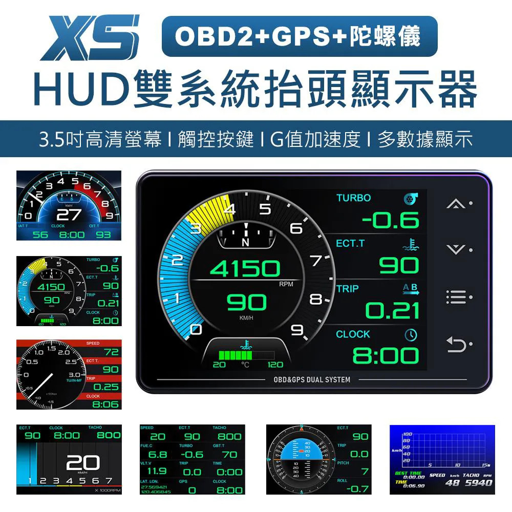 【雙系統 HUD 抬頭顯示器】老車可用 GPS + OBD TKM7 歷史價格詳細信息