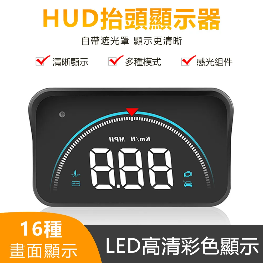 高清汽車抬頭顯示器 定位導航obd雙系統 車載顯示器 全車通用 歷史價格詳細信息