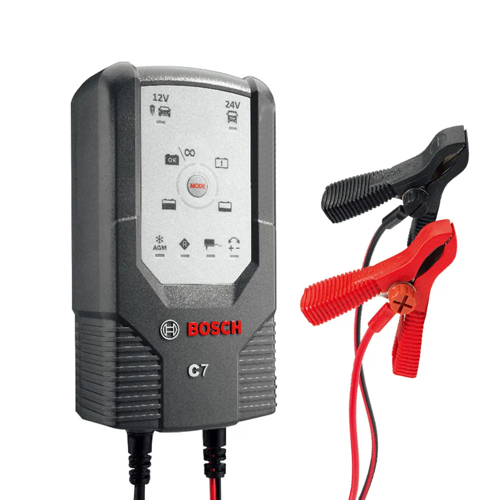 BOSCH 智慧型脈衝式電池充電器 C7 12V 24V 適用機車 汽車 電瓶充電器 歷史價格詳細信息