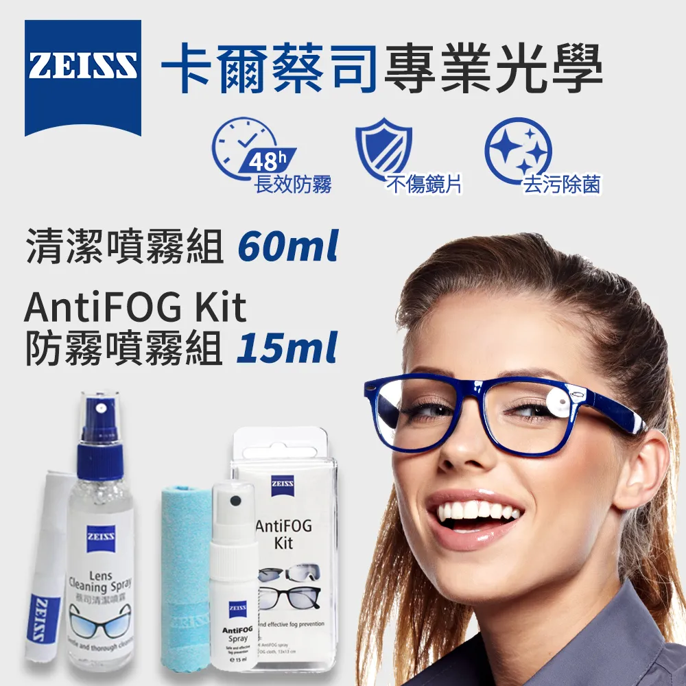 ZEISS 蔡司 AntiFOG Kit 專業光學防霧噴霧組 (長效型) x5組 歷史價格詳細信息