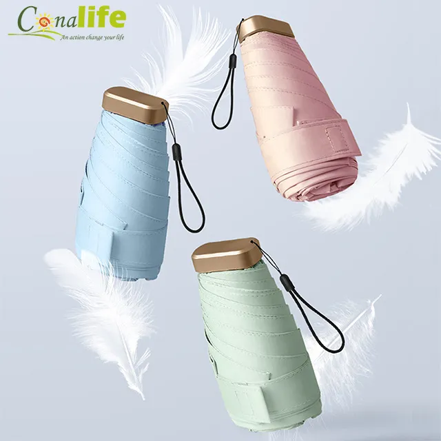 【晴雨兩用】口袋迷你雨傘 雨傘 陽傘 防曬傘 口袋傘 迷你雨傘 黑膠遮陽 摺疊傘 折疊傘 歷史價格詳細信息