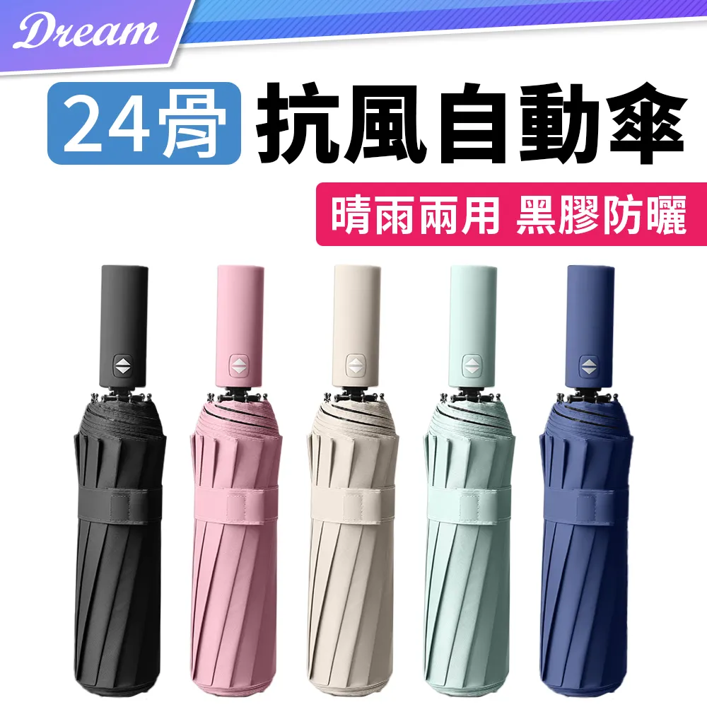 24骨防風折疊自動傘 (加大傘面/抗風骨架)【2入組】 歷史價格詳細信息
