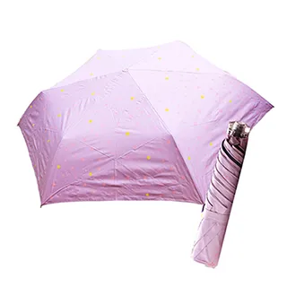 舒亦媚-抗UV防曬三折晴雨傘(甜心-綠底桔心) 歷史價格詳細信息