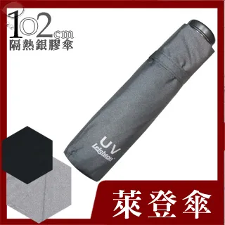 【萊登】雨傘 陽傘 抗UV 遮陽 自動傘 超大傘面 可遮三人 銀膠 Leighton Leotern 米褐細紋 (981C31) 歷史價格詳細信息