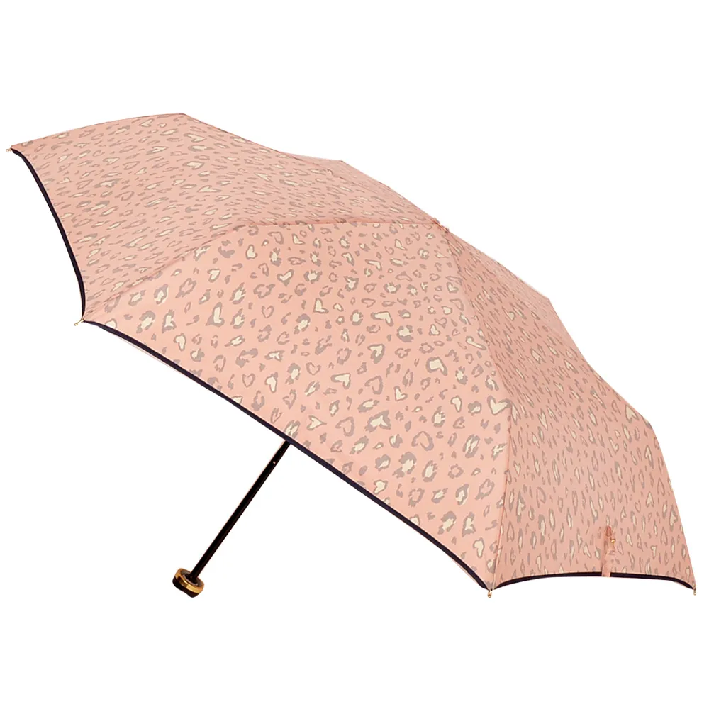 【2mm】甜蜜豹紋 晴雨兩用輕量手開傘 (深藍) 歷史價格詳細信息