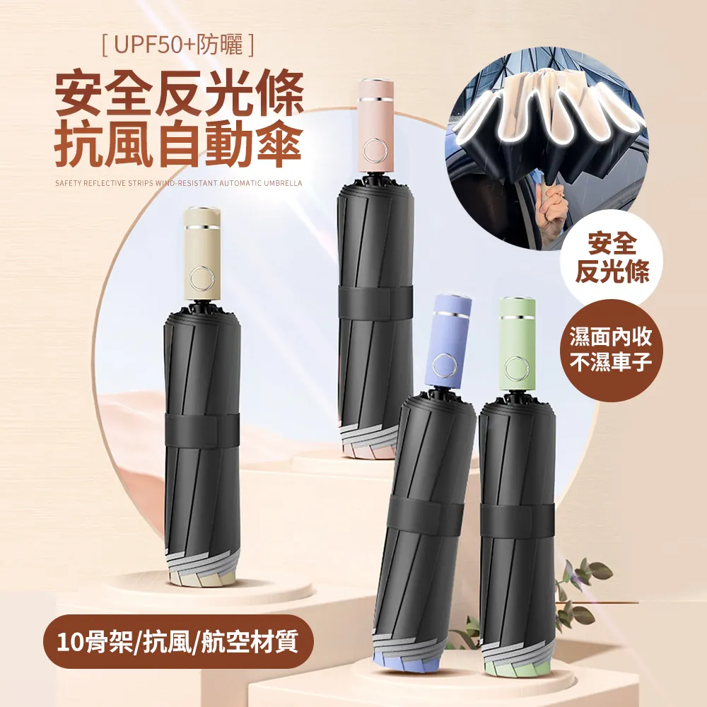 【Mr.Box】UPF50+ 50倍超防曬 雙龍骨24骨超抗風晴雨傘 歷史價格詳細信息