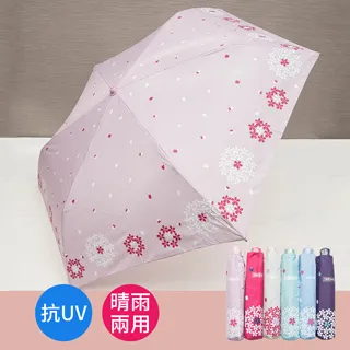 【Waterfront】日本小櫻花抗UV迷你口袋折傘(顏色隨機) 歷史價格詳細信息
