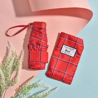 【2mm】格彩風尚 晴雨兩用抗UV袖珍輕量手開傘 (豔陽紅) 歷史價格詳細信息